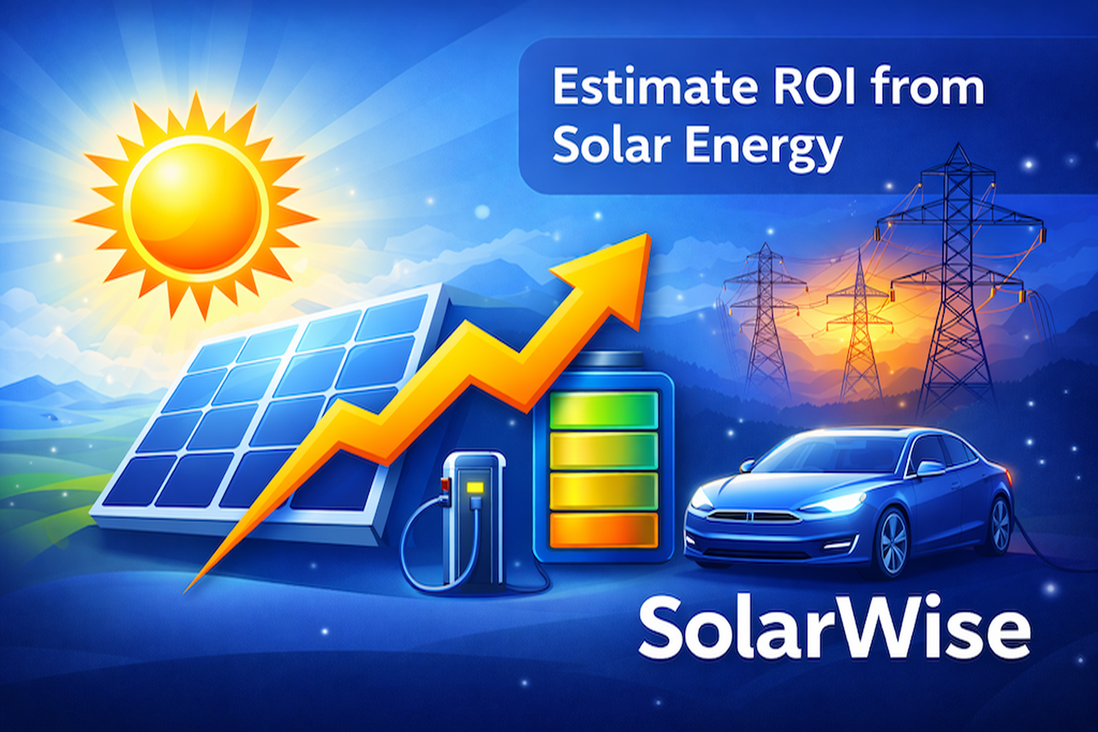SolarWise — solar panel savings calculator app